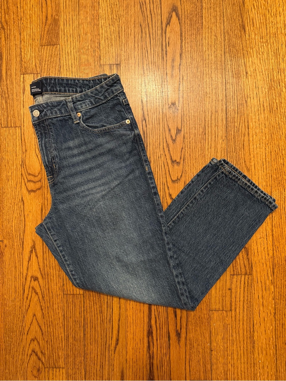 GAP Women's Universal Slim Boyfriend Jeans Dark Wash 14/32R